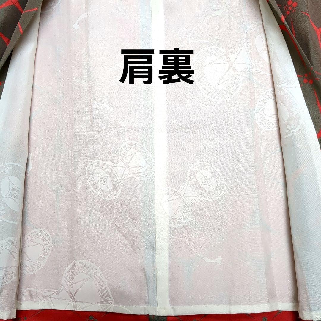 和装雨コート 道行衿 正絹 ロング丈 身丈133ｃｍ