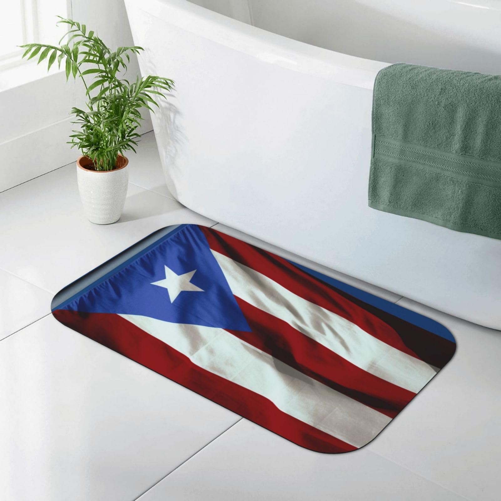 Tapis de bain Porto Rico grand format 80x50 cm haute densité