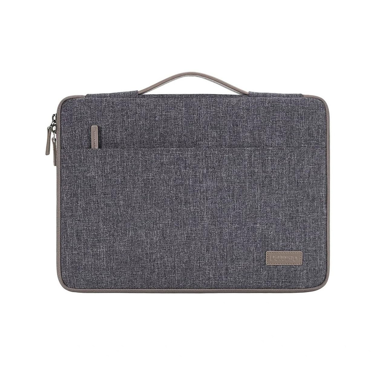 Funda Tableta Funda for portátil de 15,6 y 17 Pulgadas, maletín, Bolsa Resistente al Agua, Protector Transporte con asa Mochila portátil(Grey,15.6-Inch)