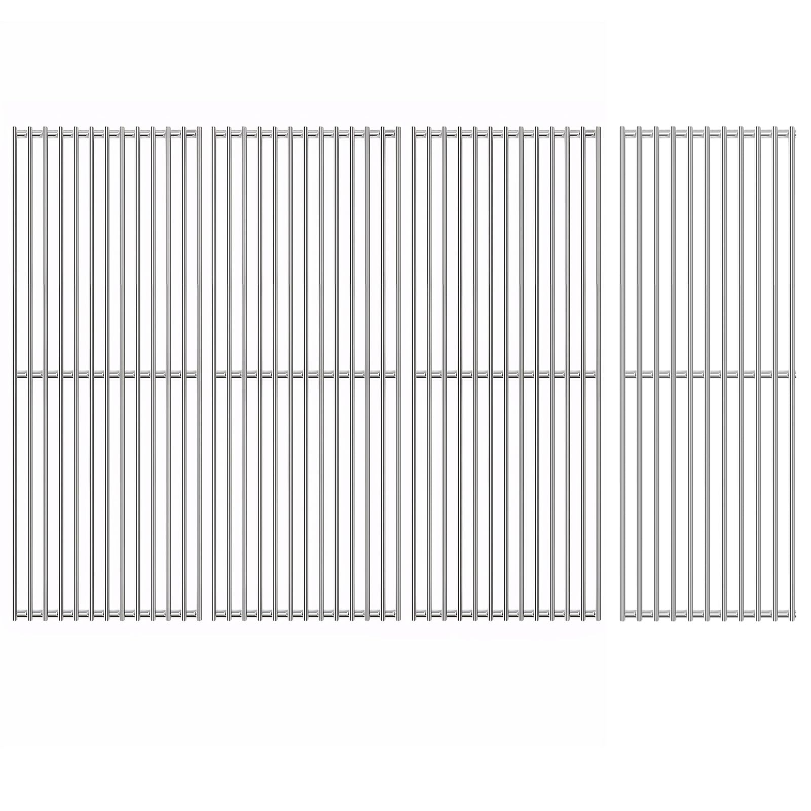 GFTIME 41.5 x 89cm Edelstahl Grillrost für Burnhard Fat fred Serie,Grillroste für Burnhard Fat fred Ersatzteile, Spülmaschinenfest, 4 Stück
