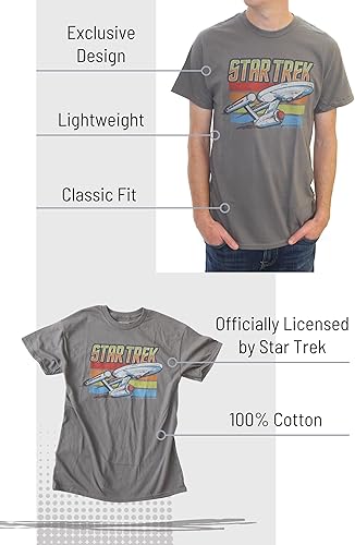 Miniatura 3 de Star Trek Enterprise Starship - Camiseta desgastada para hombre