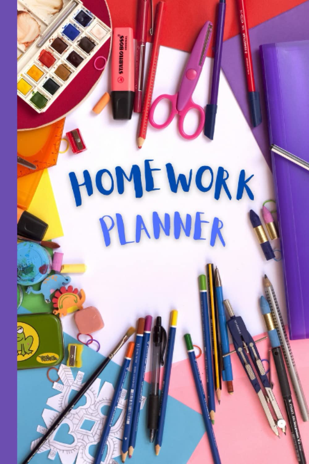 Homework Planner: Easy to use school assignment notebook and daily homework journal