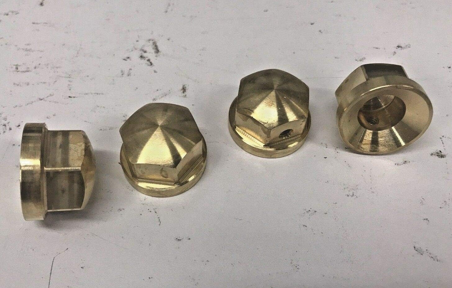 SOLID BRASS HEX HEAD BOLT COVERS harley cylinder HD 85 - up chopper bobber 2024