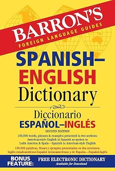 Spanish-English Dictionary Barrons Bilingual Dictionaries