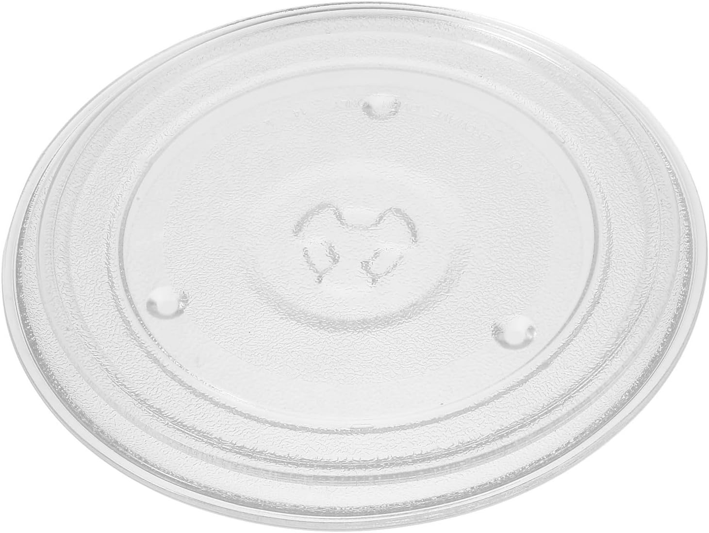 2pcs Glass Microwave Replacement Plates Compatible with Microwave Oven Turntable Tray Sturdy Glass Material for Even Heating for Easy Replacement