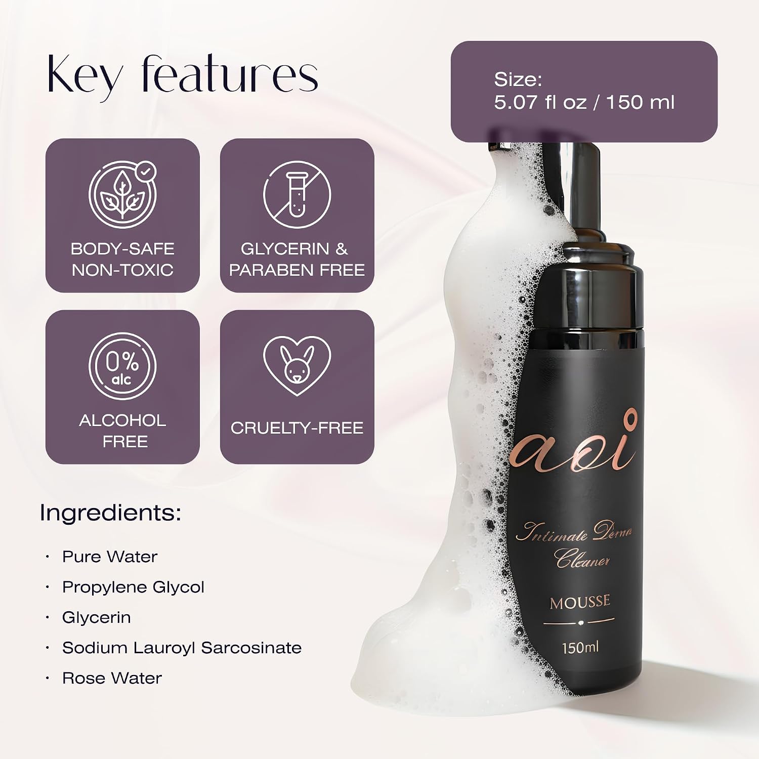 ART OF INTIMACY Sex Toy Cleaning Mousse