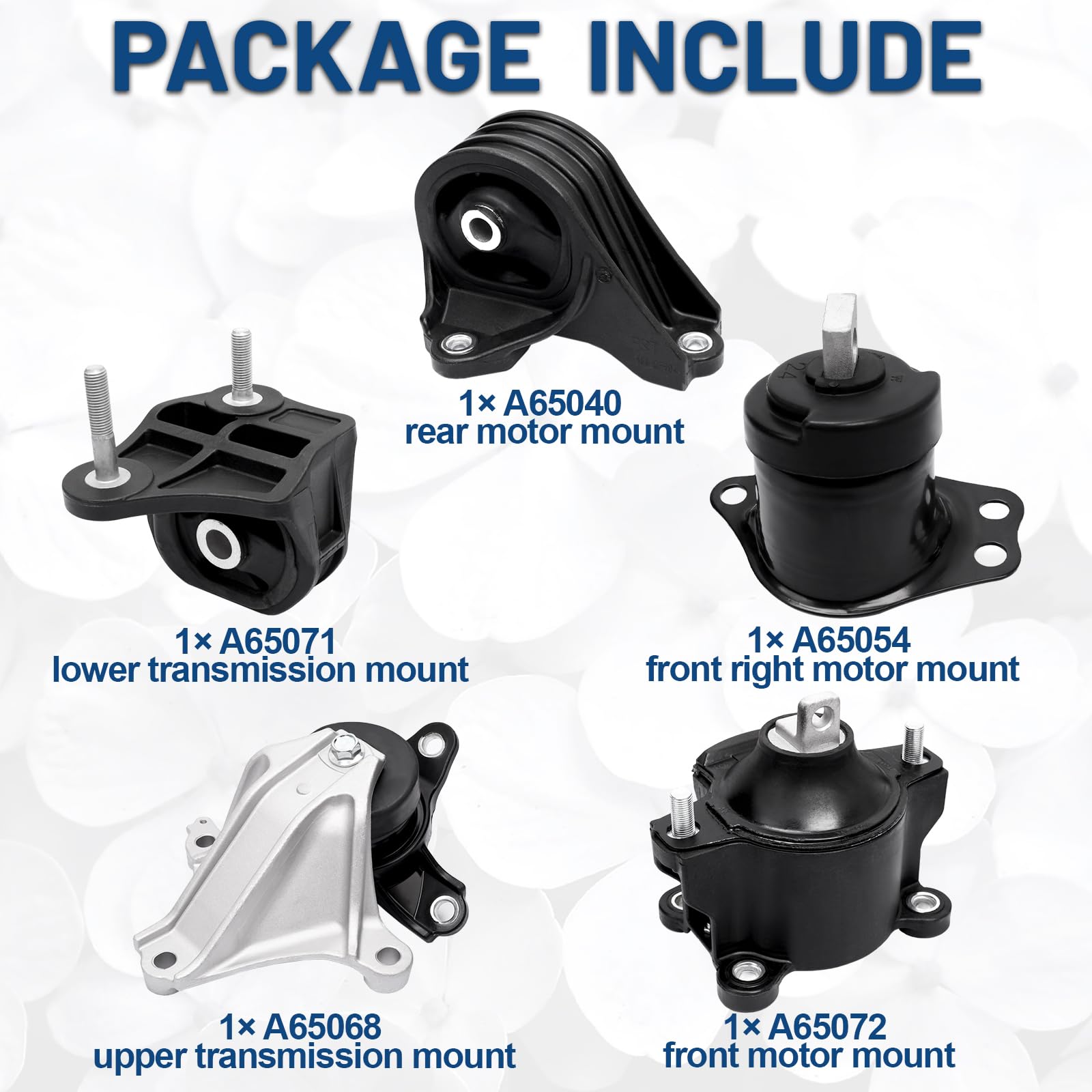 Amazon.com: Set of 5, Engine Motor Mount and Transmission