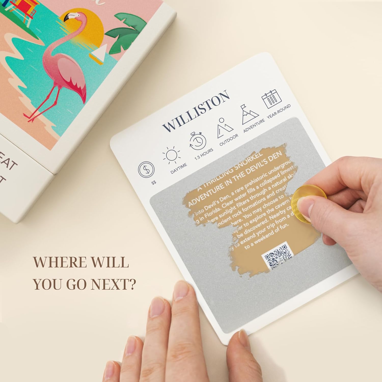 Florida Adventure Bucket List Cards – 50 Scratch Off Adventure Cards with Classic, Hidden Gems & Seasonal Experiences, Off-the-Beat Bucket List Box, Florida Local Travel Gift & Guide, 2026 Edition