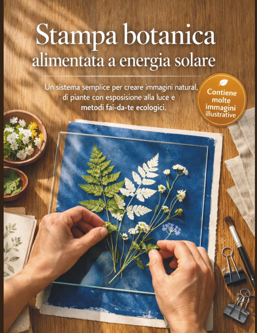 Stampa botanica alimentata a energia solare (edizione 2026): Un sistema semplice per creare immagini naturali di piante con esposizione alla luce e metodi fai-da-te ecologici