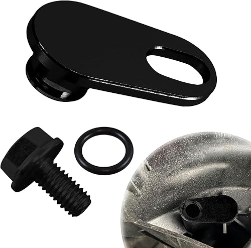 Tapón de Sellado de Puerto de Vacío MAP para Supercargador para LSA, LS9, LT4, LS, Lq4, Serie LSX, Tapa de Sellado de Entrada de Aleación de Negro