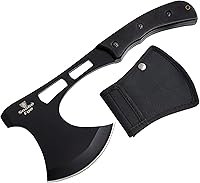 Vista 1 de Snake Eye Tactical Compact Tomahawk Full Tang Hacha de camping Aire libre Gaming (negro)