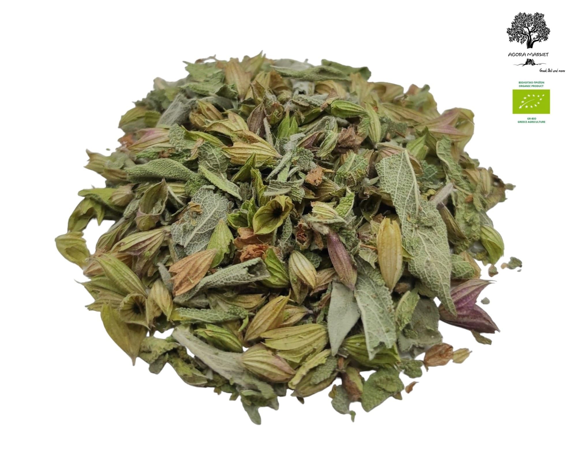 Certificado Organico Salvia Griega Hojas Enteras 85 gramos - 1,95 Kilos Salvia Triloba (1950 gramos)