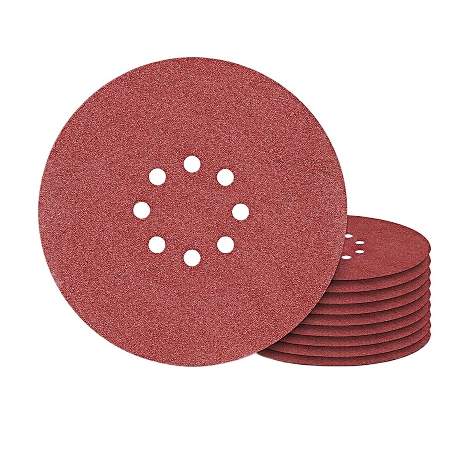 Disque de ponçage mural à 8 trous, 225 mm, 9 pouces, for le travail du bois et métal, grain 120-2000 pour Meulage(320 grit)