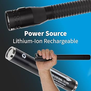 Amazon.com: Metal Rechargeable Full-Size LED Dual-Light
