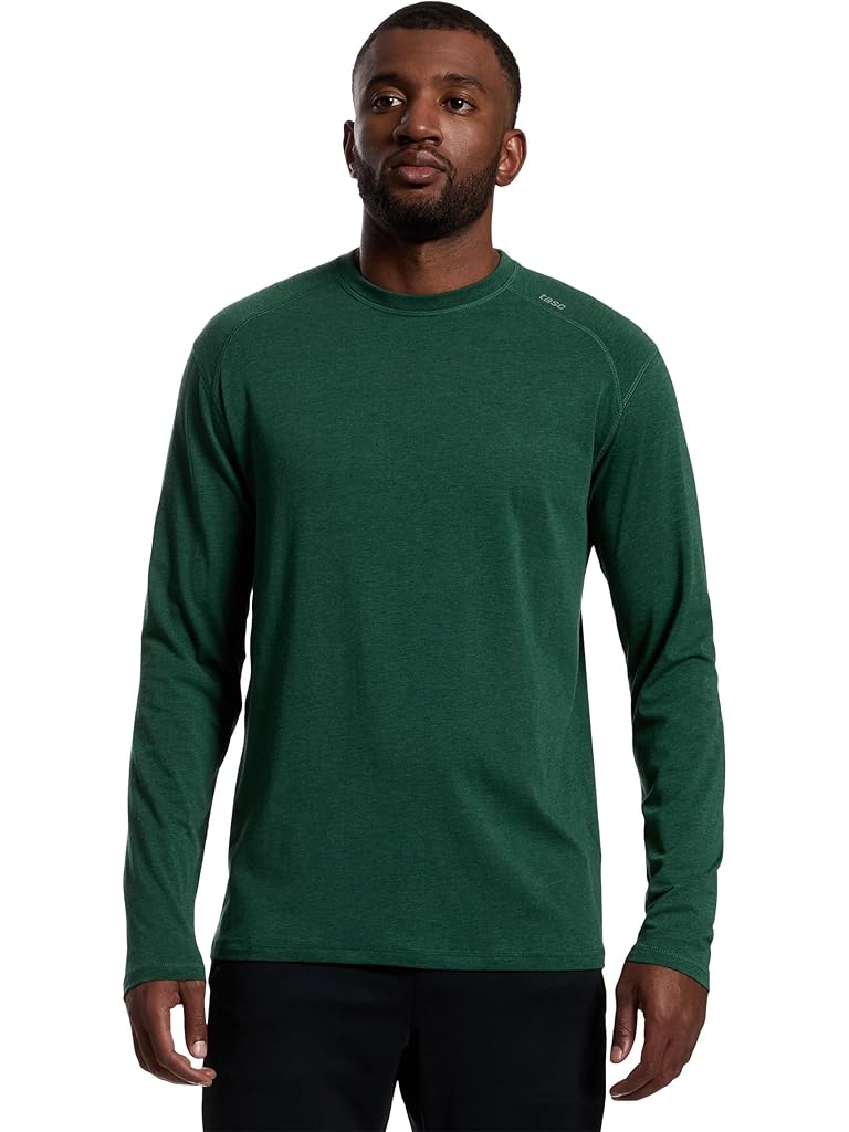 Green tasc Performance Carrollton Long Sleeve Fitness T-Shirt