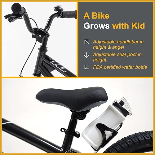 Miniatura 6 de RoyalBaby Kids Bike Freestyle Classic & EZ Balance Pedal Switchable Bicycle, 12 14 16 18 Inch, 3-10 Years Toddler to Big Kids