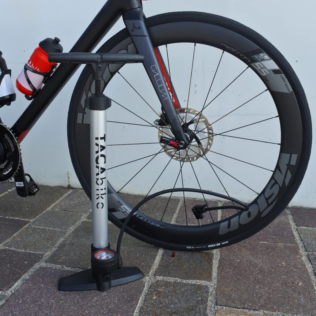 Tacabike Pompa Da Pavimento Ad Alta Pressione Argento