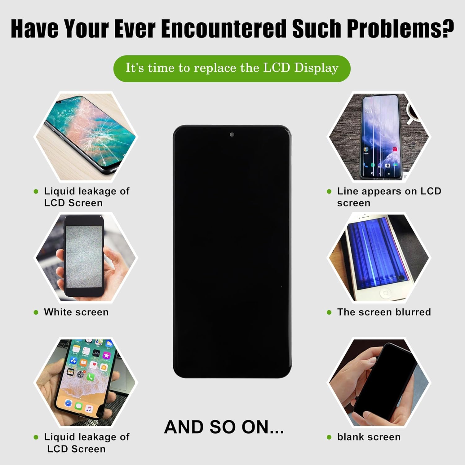 Digital Display Replacement Compatible with Honor Magic 6 Lite 5G (Black without Frame) LCD Display Touch Screen Digitizer Assembly with Repair Tool