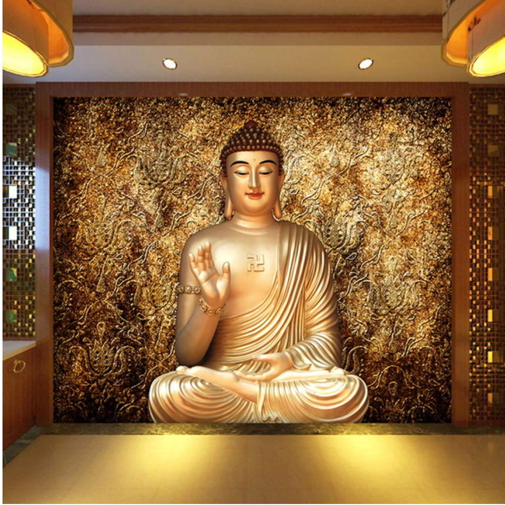 Buy Pbldb Large 5D Dunhuang Figure Buddha Temple Religion Mural Wallpaper  For Living Room Background 3D Wall Photo Murals Wall Paper-400X280Cm Online  At Desertcartindia