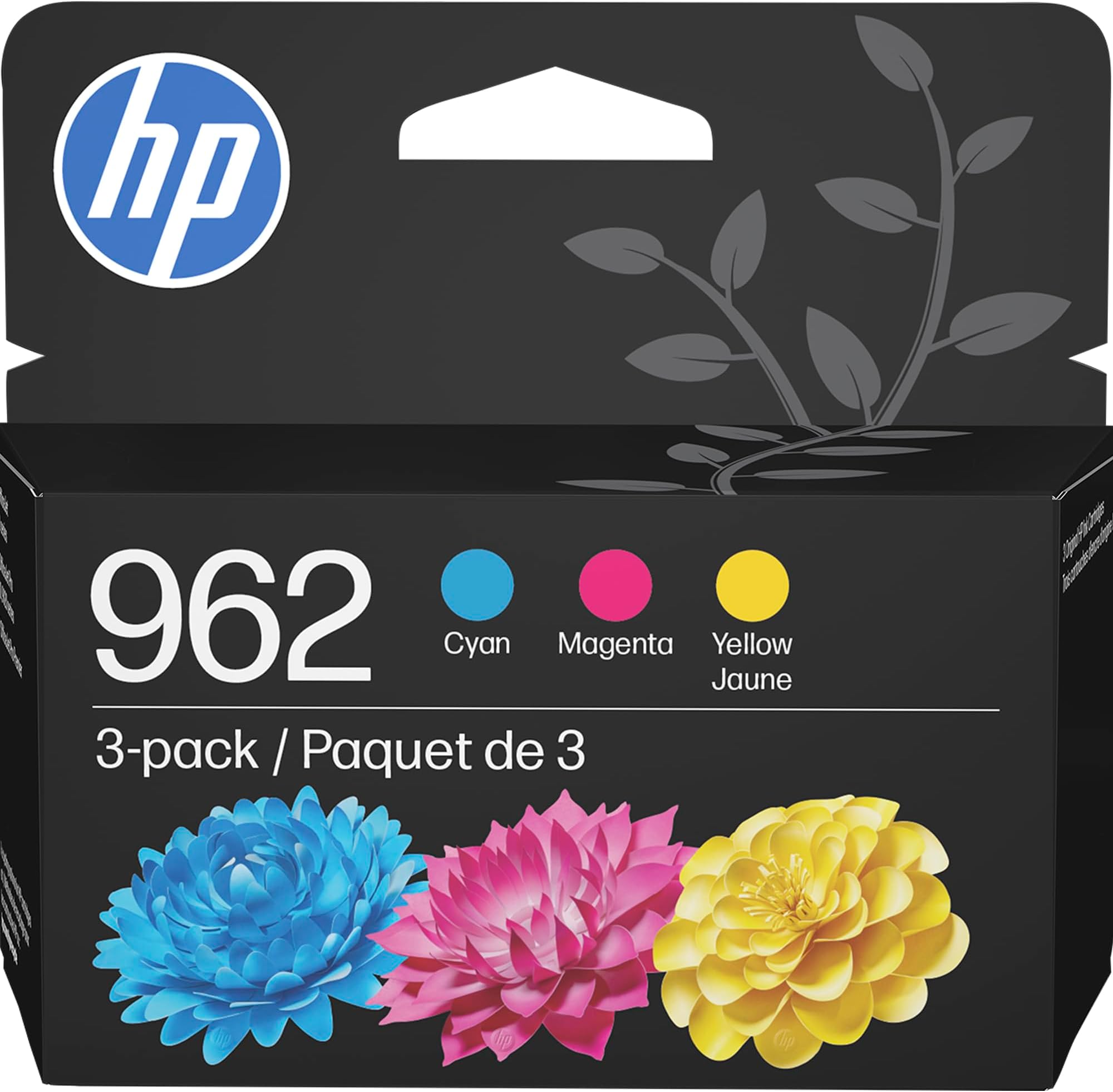- 962 Cyan, Magenta, Yellow Ink Cartridges | Works with OfficeJet 9010, 9020 | Eligible for Instant Ink | 3YP00AN
