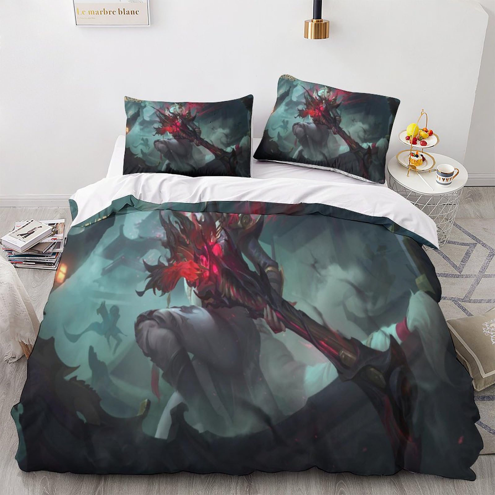 Ensemble de literie Anime Endless Showdown pour relooker une chambre d'ado 3D