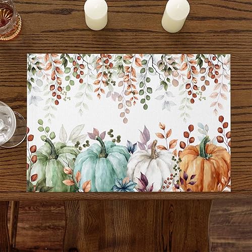 Vista 754 de Juego de 6 manteles individuales rojos para el día de San Valentín, diseño de corazón de San Valentín, resistentes al calor, lavables, manteles