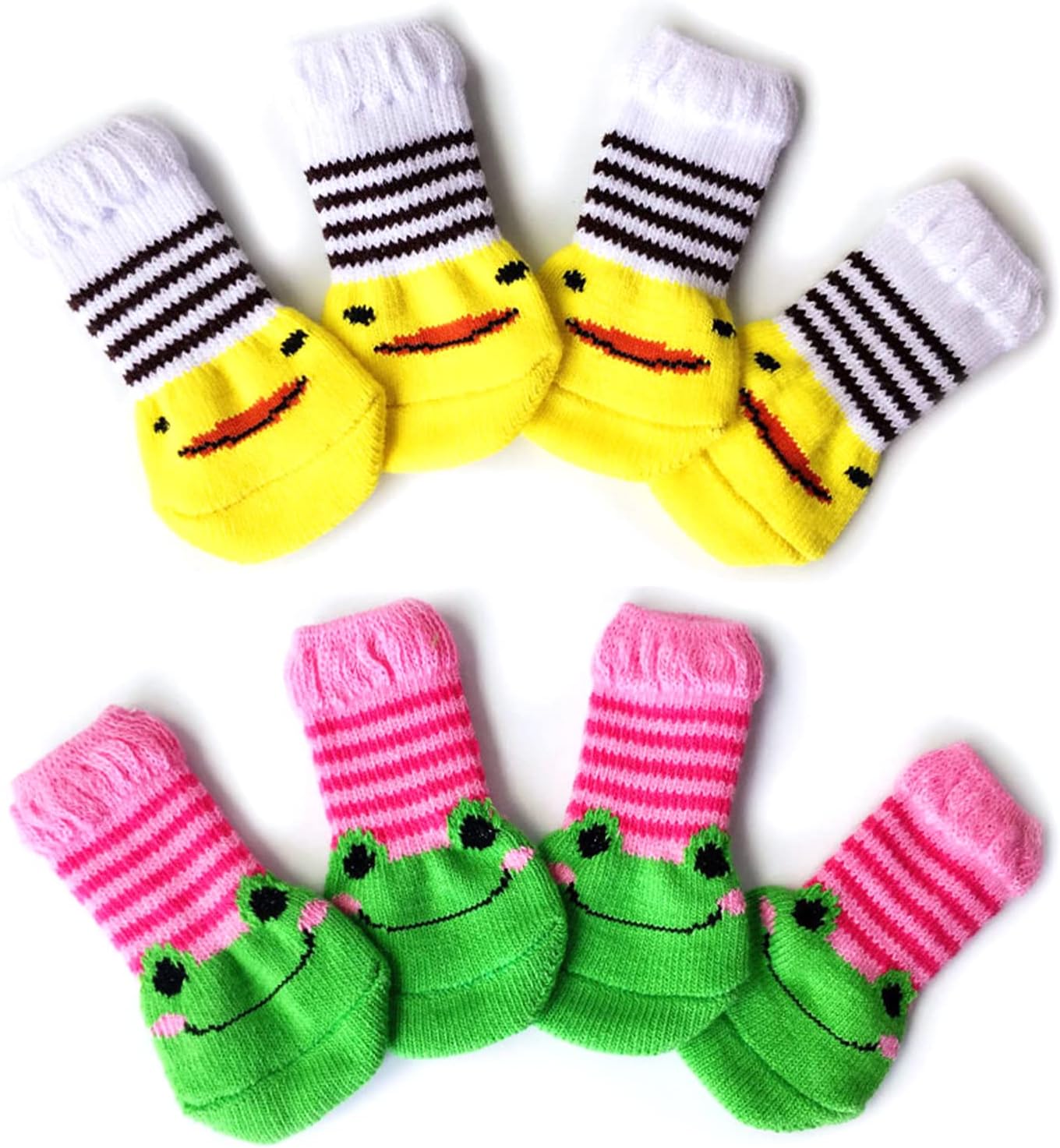 Hwtcjx 8 Pcs Paw Protector, Dog Socks Paws Stop Licking, Socks for Dogs