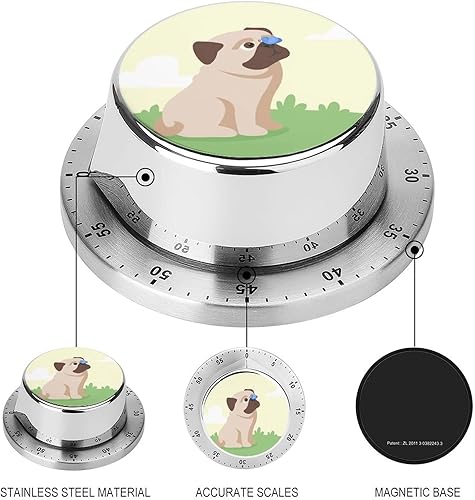 Miniatura 3 de Temporizador de cocina para perro, temporizador magnético, temporizador mecánico para horno de cocina casero