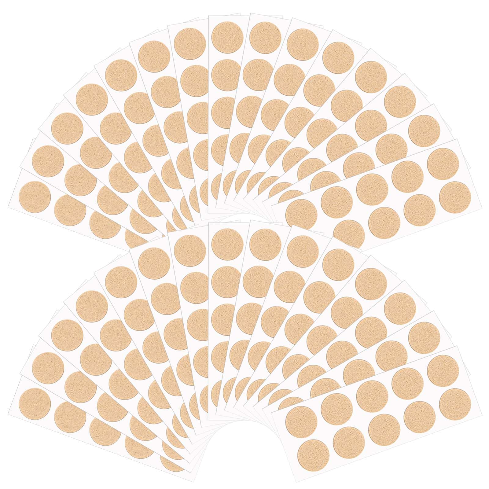 Trinkrittey300 Pcs Ear Lobe Support Patches 10mm Earring Support Patches Earring Lifters Sticker Replacement Waterproof Lifting Patches Round Ear Lobe Support Backs for Supporting Heavy Earrings