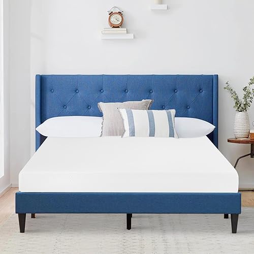 Miniatura 19 de BLKMTY Colchón Queen de 80 x 60 x 8 pulgadas, colchón de espuma viscoelástica de gel de 8 pulgadas para sueño fresco, colchón suave de firmeza