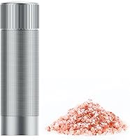 Vista 1 de Luvan Molinillo de sal, molino de sal de grado profesional con molinillo de rebabas único, 12 ajustes de grosor ajustables, velocidad de molienda