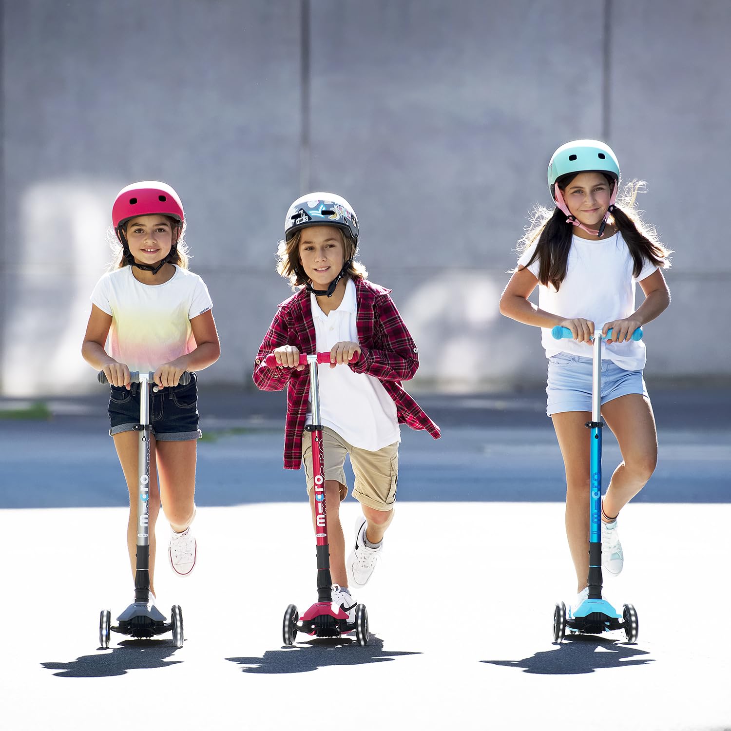 Micro Mobility Maxi Deluxe Volcano LED PLEGABLE