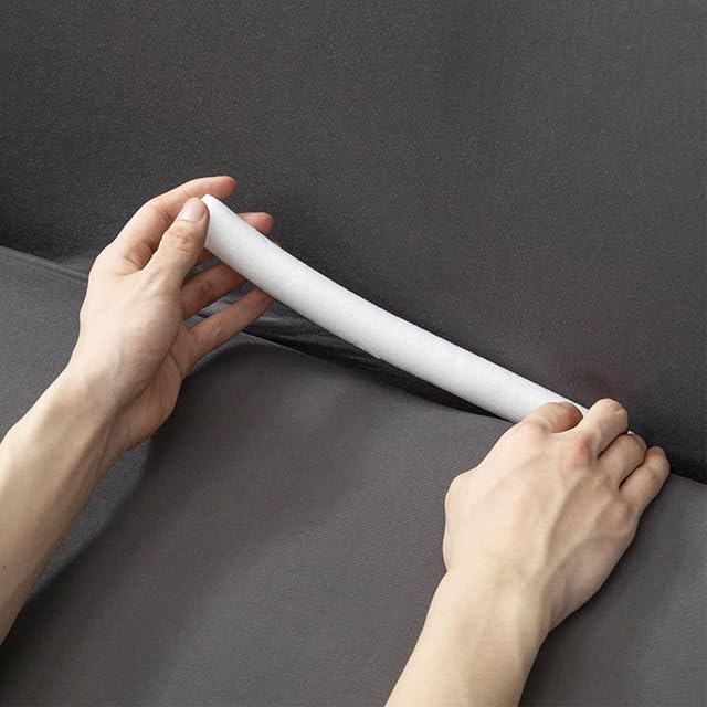 TUAKIMCE Foam Stick for Stretch Sofa Slipcover, 10 Pcs Fix Non-Slip Foam Stick for Sofa Cover, Furniture Protector Seam Strip for Stretch Couch Covers