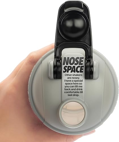 Miniatura 4 de Hydra Cup Pro Paquete de 2 con gancho de transporte oculto, botella agitadora de proteínas resistente de 28 onzas, licuadora de barra de acero