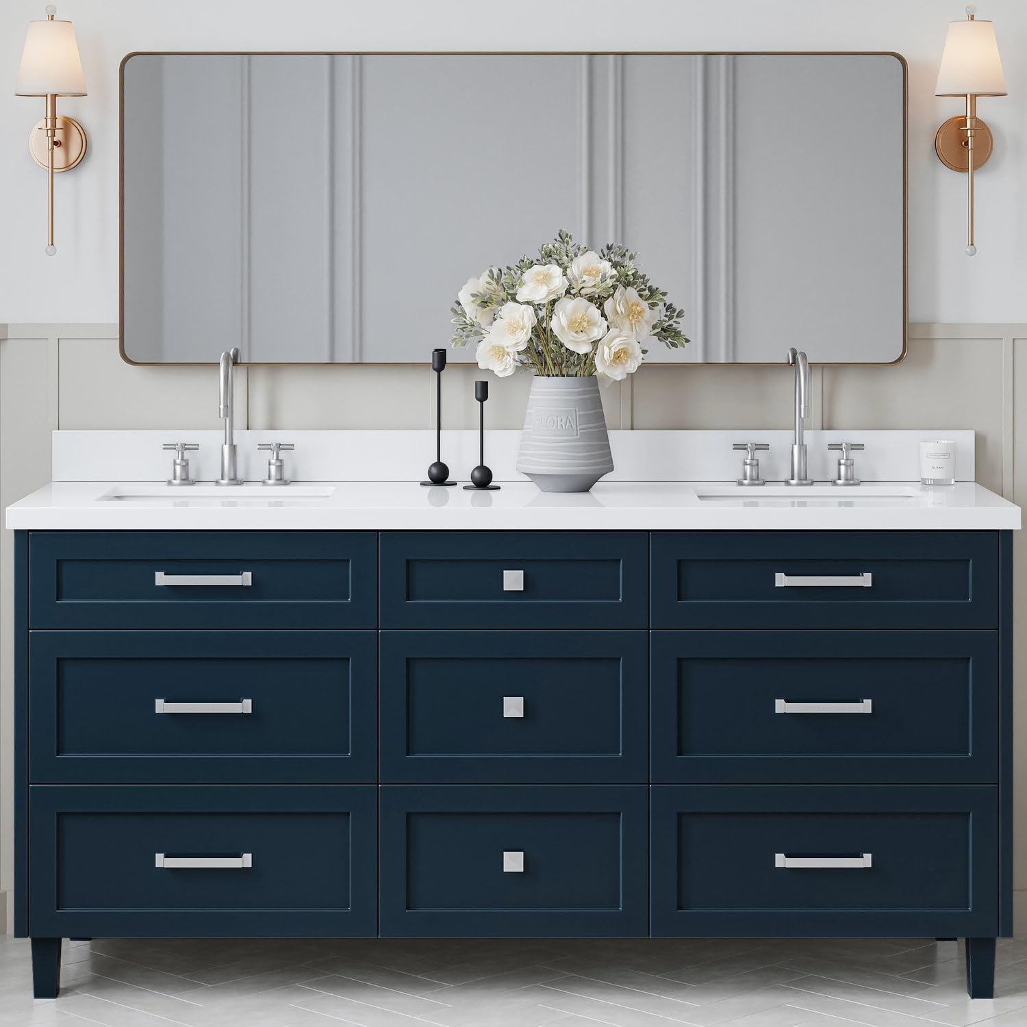 ARIEL Monroe 72 inch Bathroom Vanity