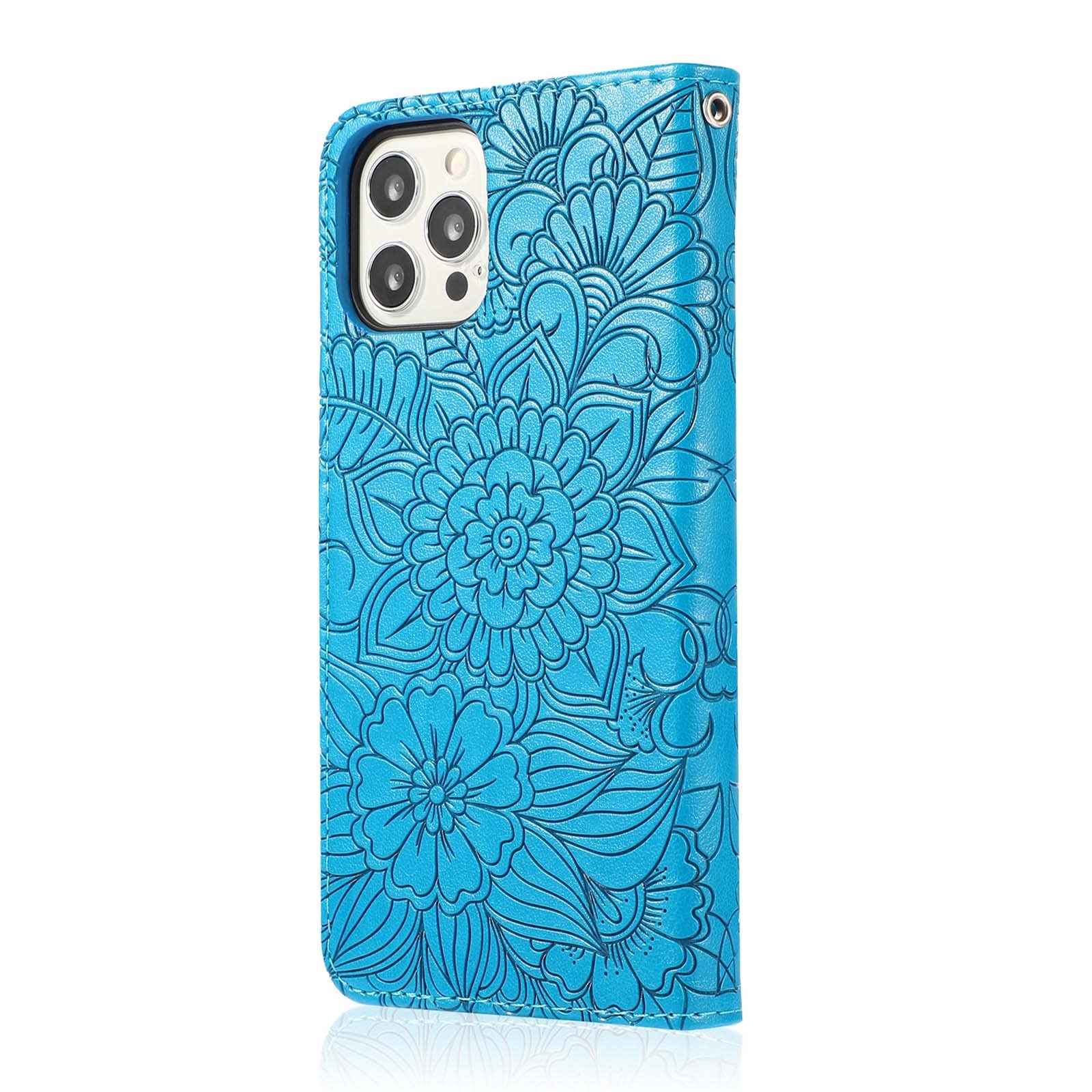 RonRun Cover Apple iPhone 14 Pro Max, Custodia a Libro con Supporto Stand e Slot Porta