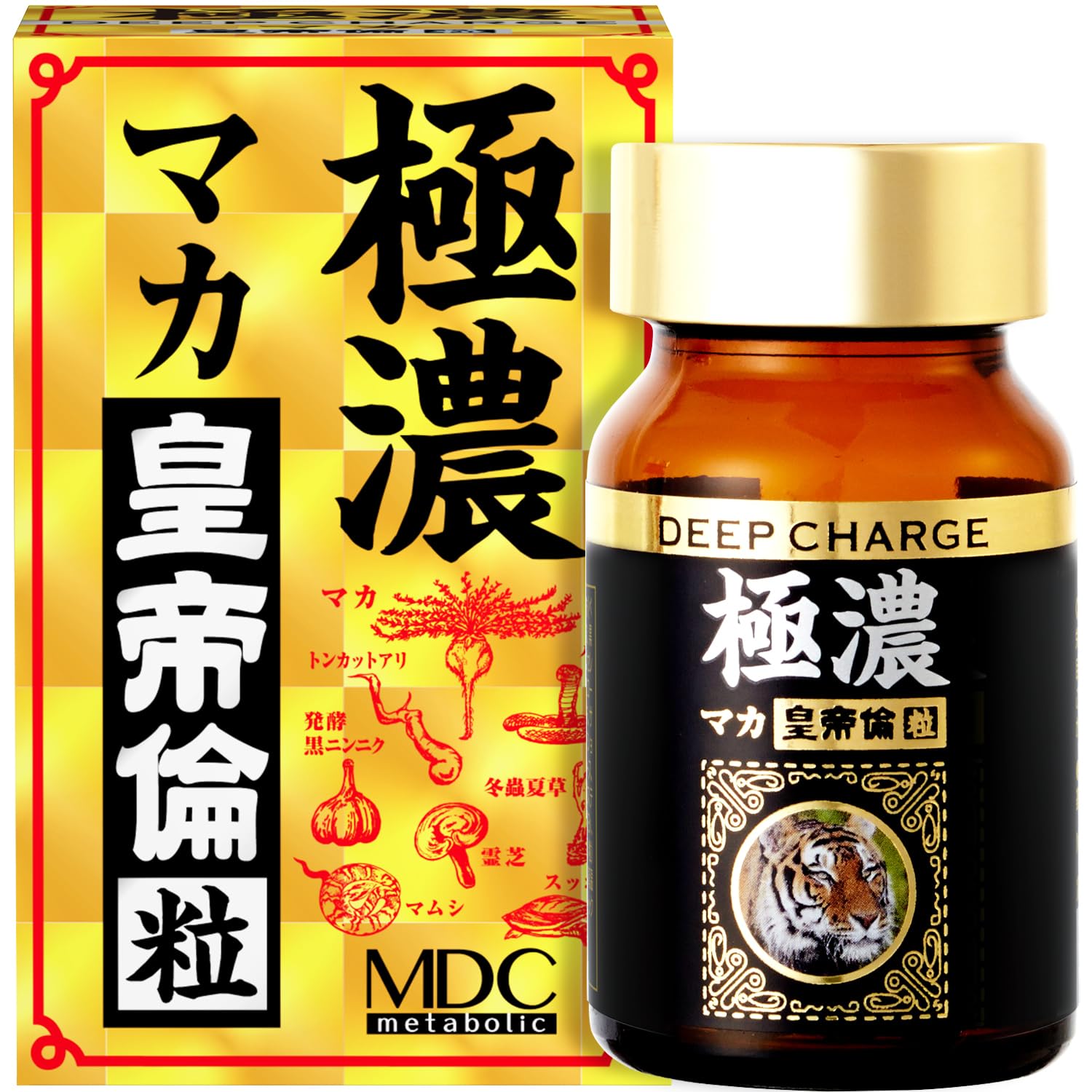 Amazon | MDCメタボリック 極濃 マカ皇帝倫 80粒 マカ 亜鉛