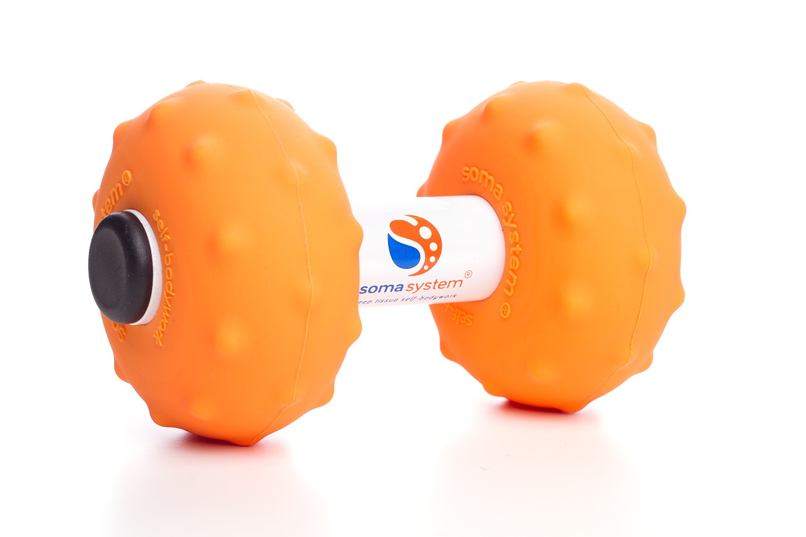 Portable Muscle Massage Roller [Soft]. Excellent Tool for Self-Myofascial Release, Deep Tissue, Trigger Point, and Physical Therapy, Neck and Back Pain Relief, Pilates