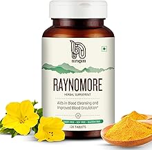 Nirogam Raynomore Blood Detoxifier Blood Cleanse|Healthy Skin Condition|Veins Support Supplement|Natural Ayurvedic Remedy for Raynauds (120 Tablets)