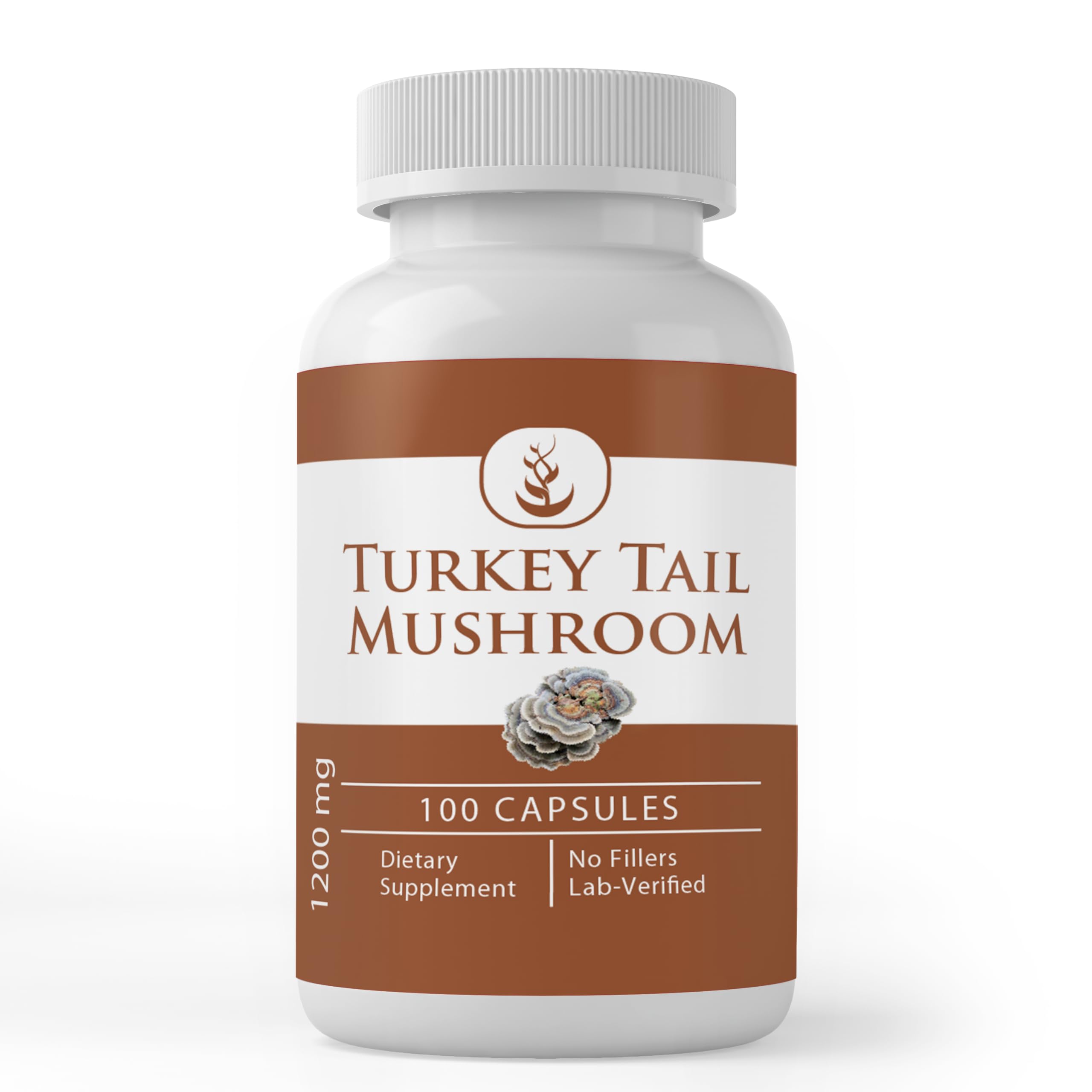Pure Original Ingredients Turkey Tail Mushroom, (100 Capsules) Always Pure, No Additives Or Fillers, Lab Verified 100 Count (Pack of 1)