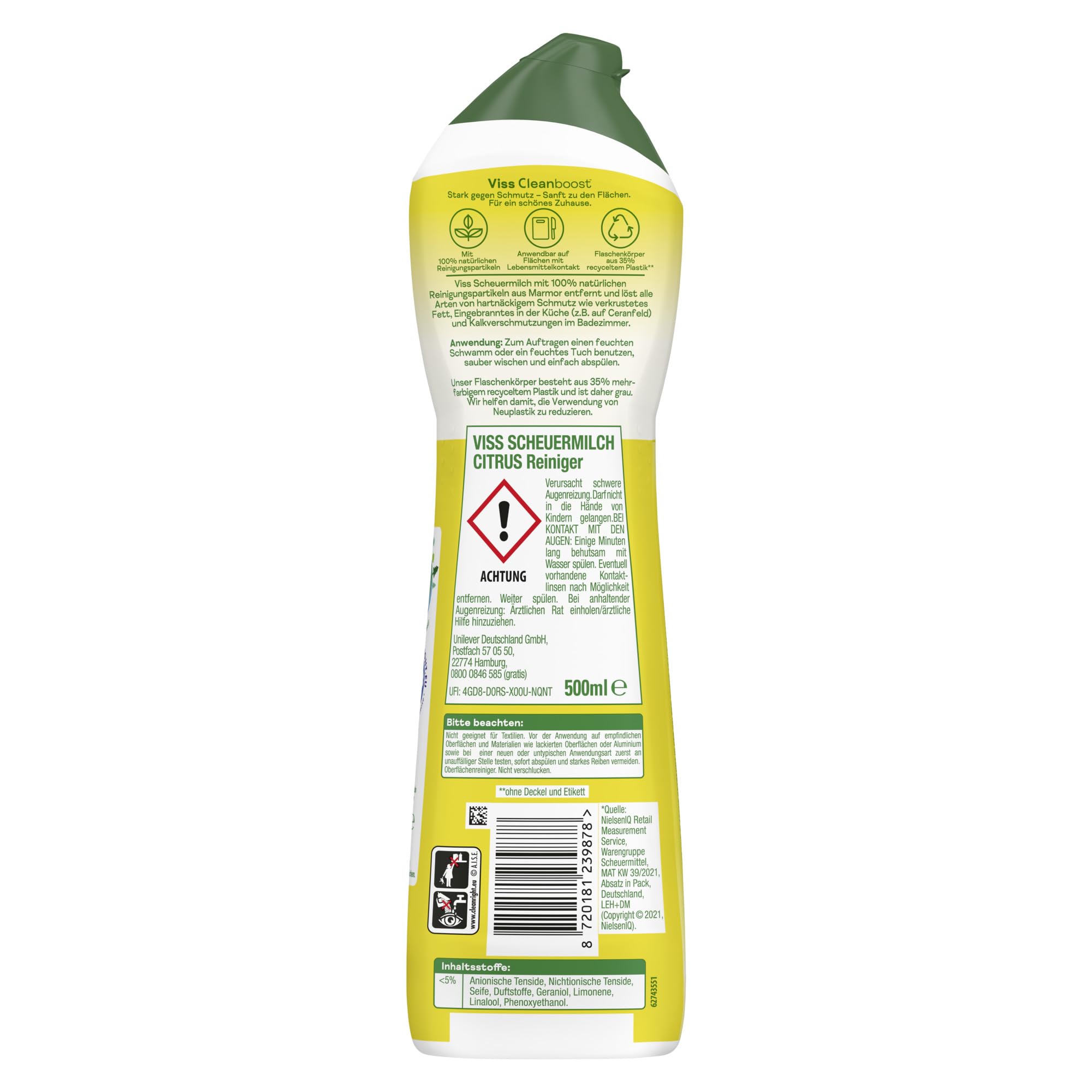 Viss Scheuermilch Citrus 500 ml – Ansicht 2