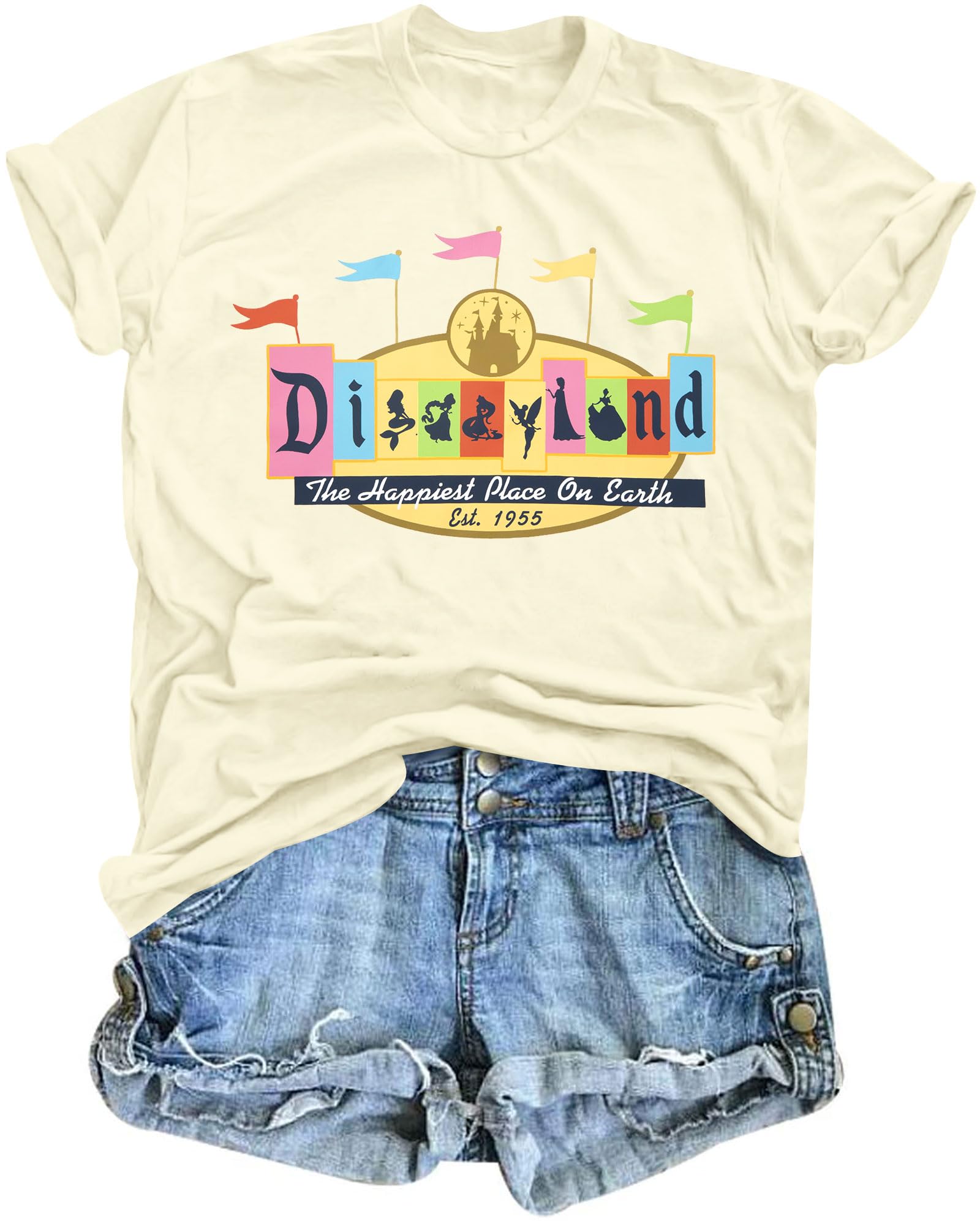 Magical Shirt for Women Magic Kingdom Castle Tshirt Princess Shirts Family Vacation Tee Casual Holiday Top