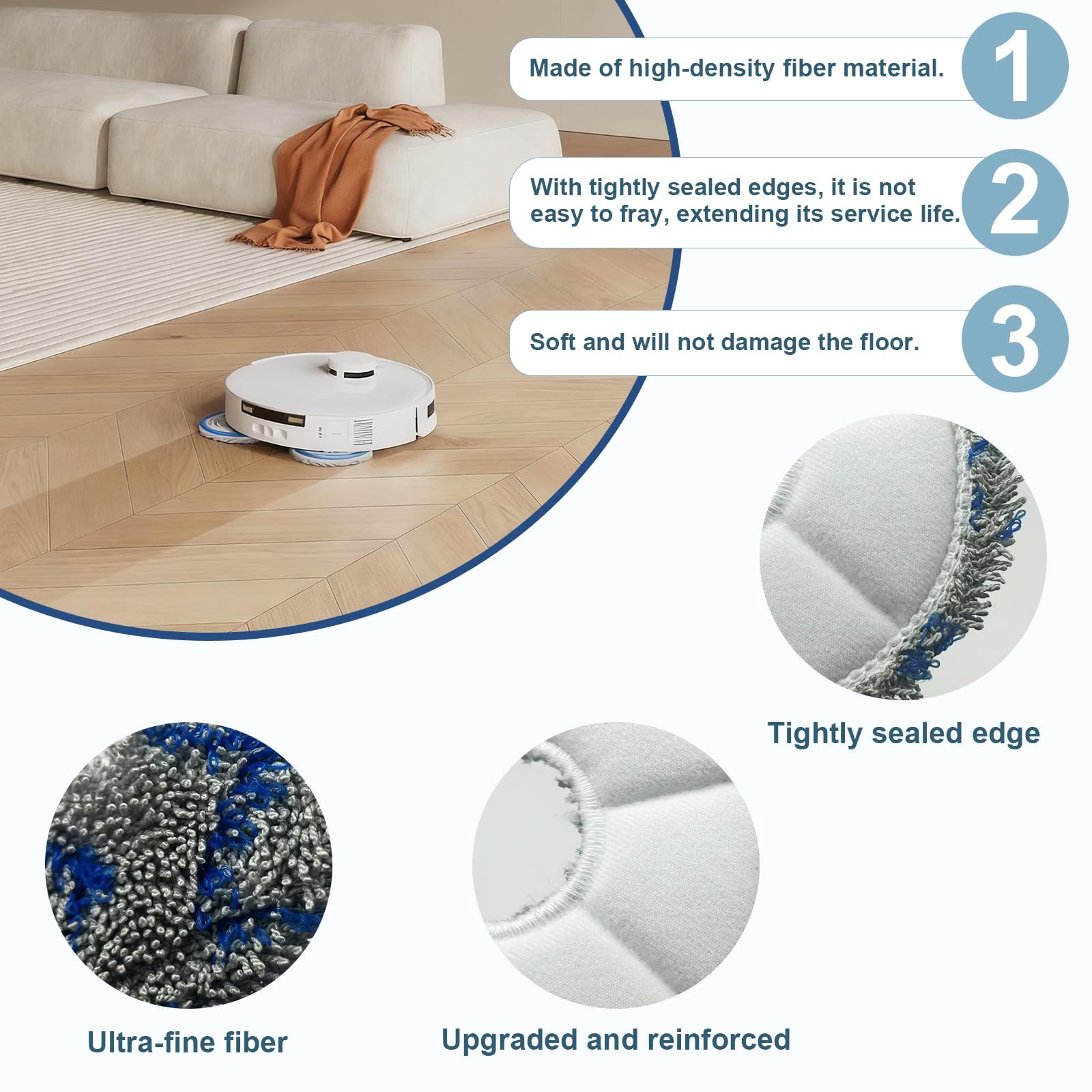 24-Piece Accessory Set for Ecovacs Deebot T30 Omni/T30