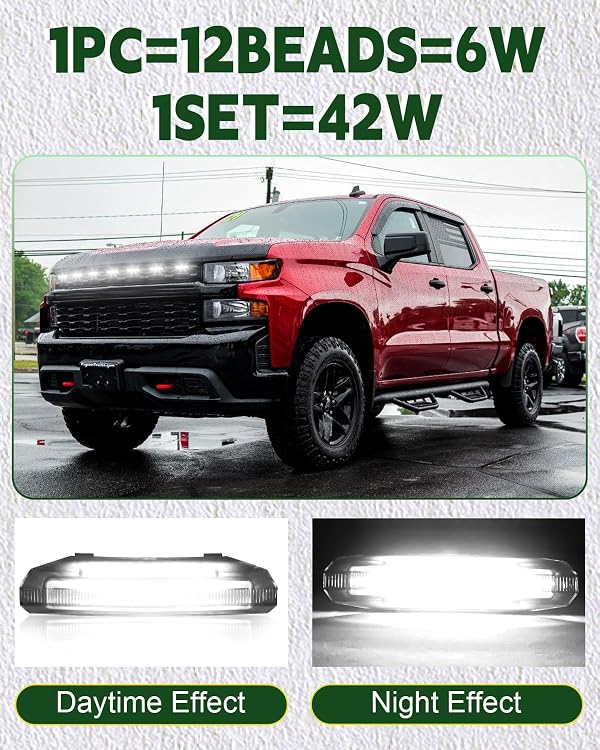 Zrebrio LED Grill Lights for 2019 2020 2021 Chevy Silverado Accessoreis by Zrebrio - Image 5