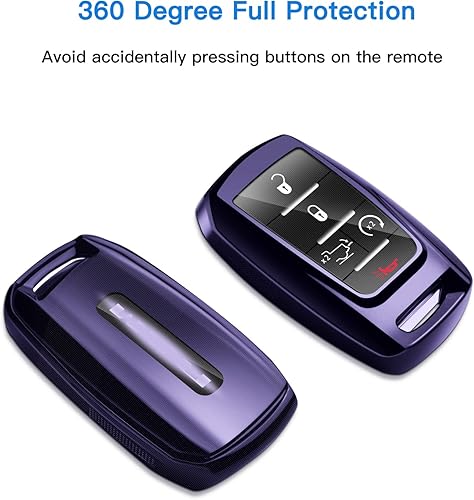 Miniatura 3 de Funda para llavero RAM con clip para llavero, funda de TPU suave compatible con Dodge RAM 5500 4500 3500 2500 2500 1500 1500 con control remoto