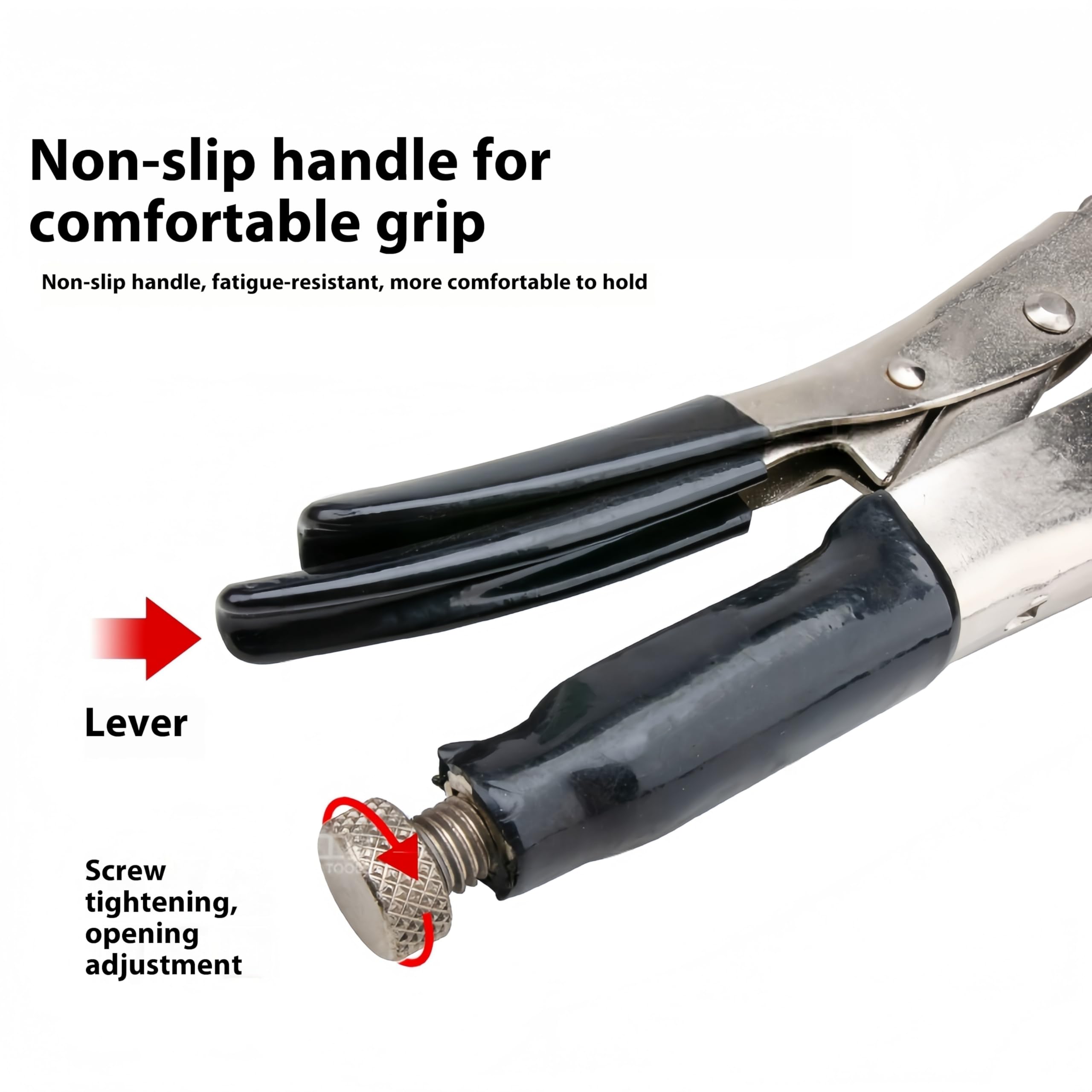 Pinza spelafili manuale e crimpatrice, design antiruggine, adatto per fili di diametro 20-55 mm, ideale per elettricisti e lavoratori edili