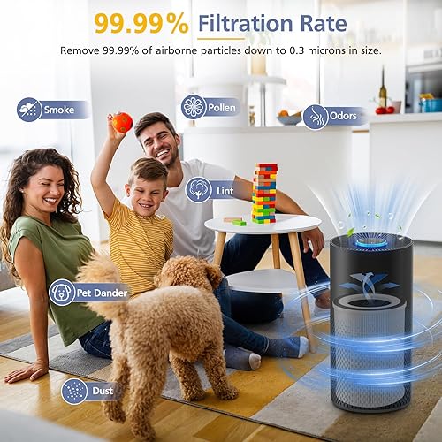 Miniatura 4 de Filtro KILO compatible con Afloia KILO, KILOPLUS, KILOPRO, MIRO, MIRO PRO y MORENTO MR-Kilo, purificador de aire Kalo, sistema de filtración de 3