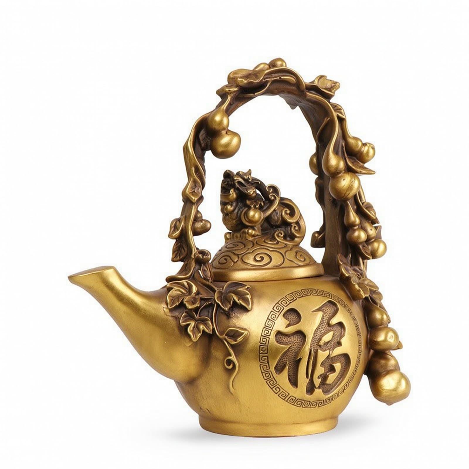Tetera china ornamental para decorar un recibidor elegante o tu estudio
