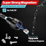 SHALL Ensemble de 29 PCS de Tournevis Magnétiques, Embout de Perceuse à Impact 1/4" Hex, Tournevis à Nut Cr-V SAE et Métrique avec Extensions à Libération Rapide, Adaptateurs de Douille à Impact, Porte-Embout et Sac de Rangement