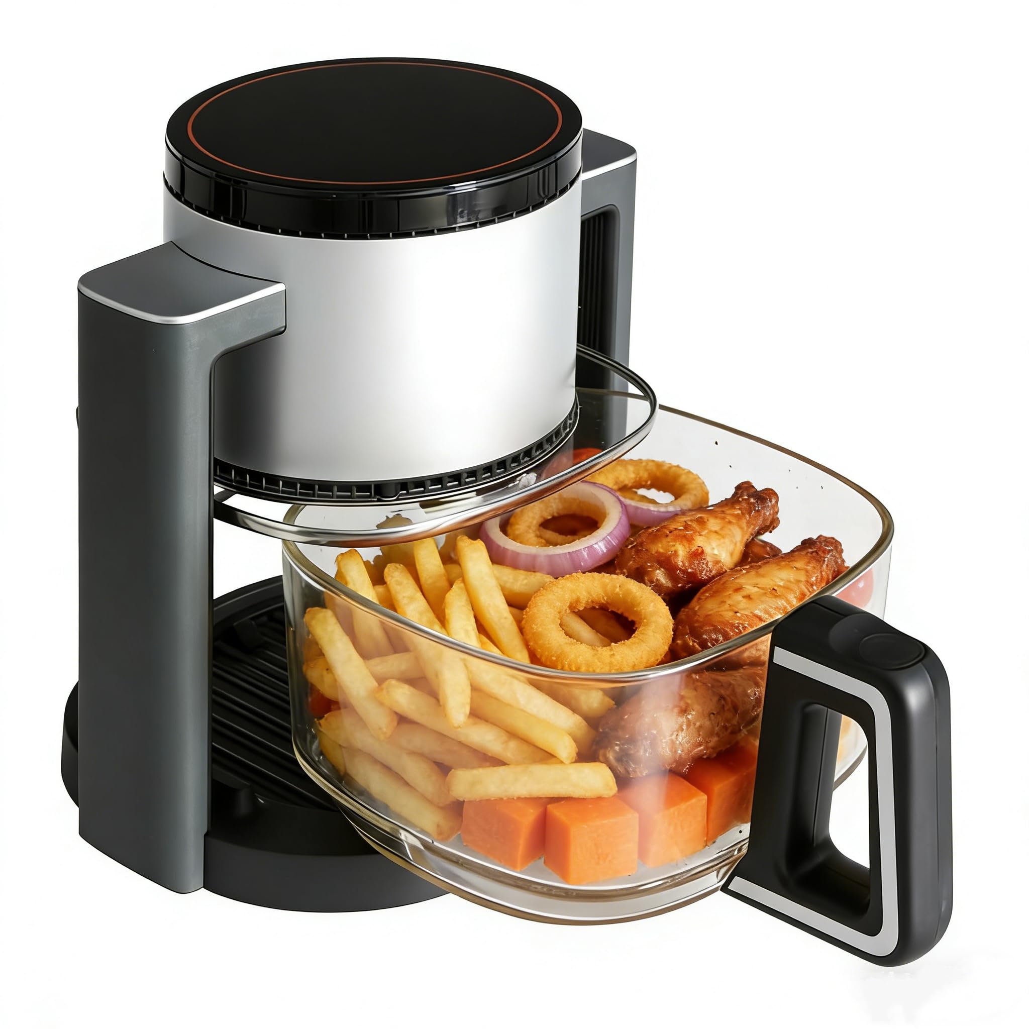 HealSmart 10-in-1 Glass Air Fryer
